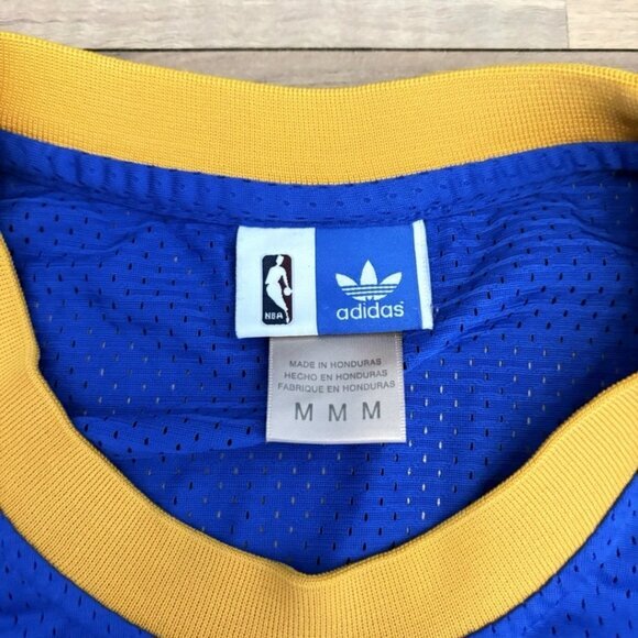 Adidas Hardwood Classics Allen Iverson Denver Nuggets Sewn Jersey Size Medium +2 - Picture 3 of 7